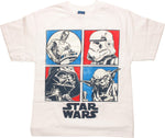 Star Wars UV Squares Youth T Shirt