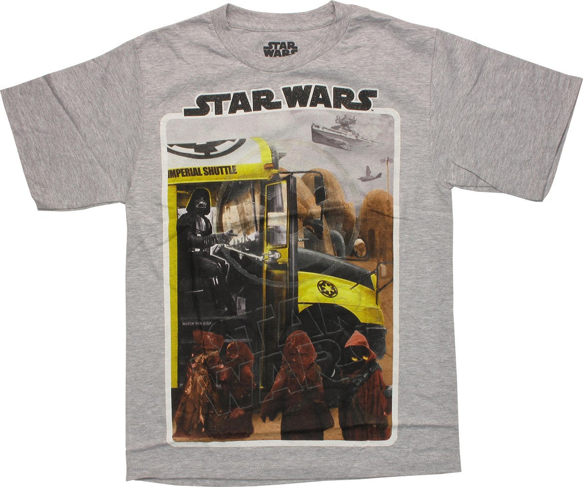 Star Wars Vader Imperial Shuttle Bus Youth T-Shirt