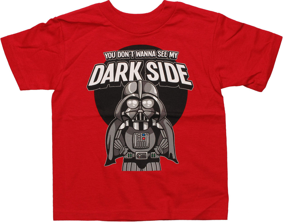 Star Wars Vader See Dark Side Toddler T Shirt