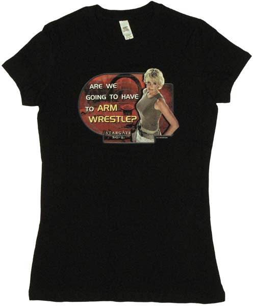 Stargate SG1 Arm Wrestle Baby Tee