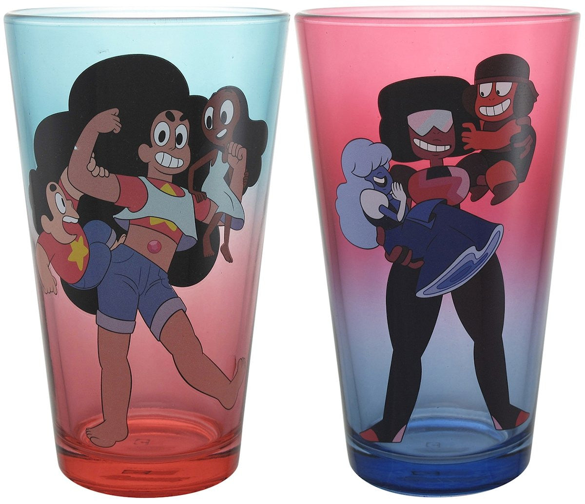 Steven Universe Characters Gradient Pint Glass Set