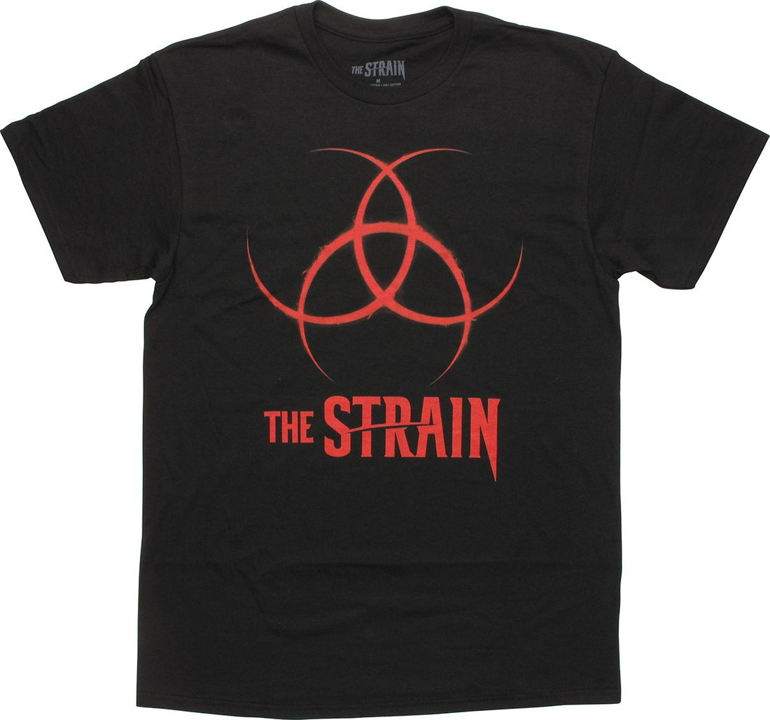 Naturally Strained Logo Strain Name Hazard Logo T-Shirt – Stylin Online