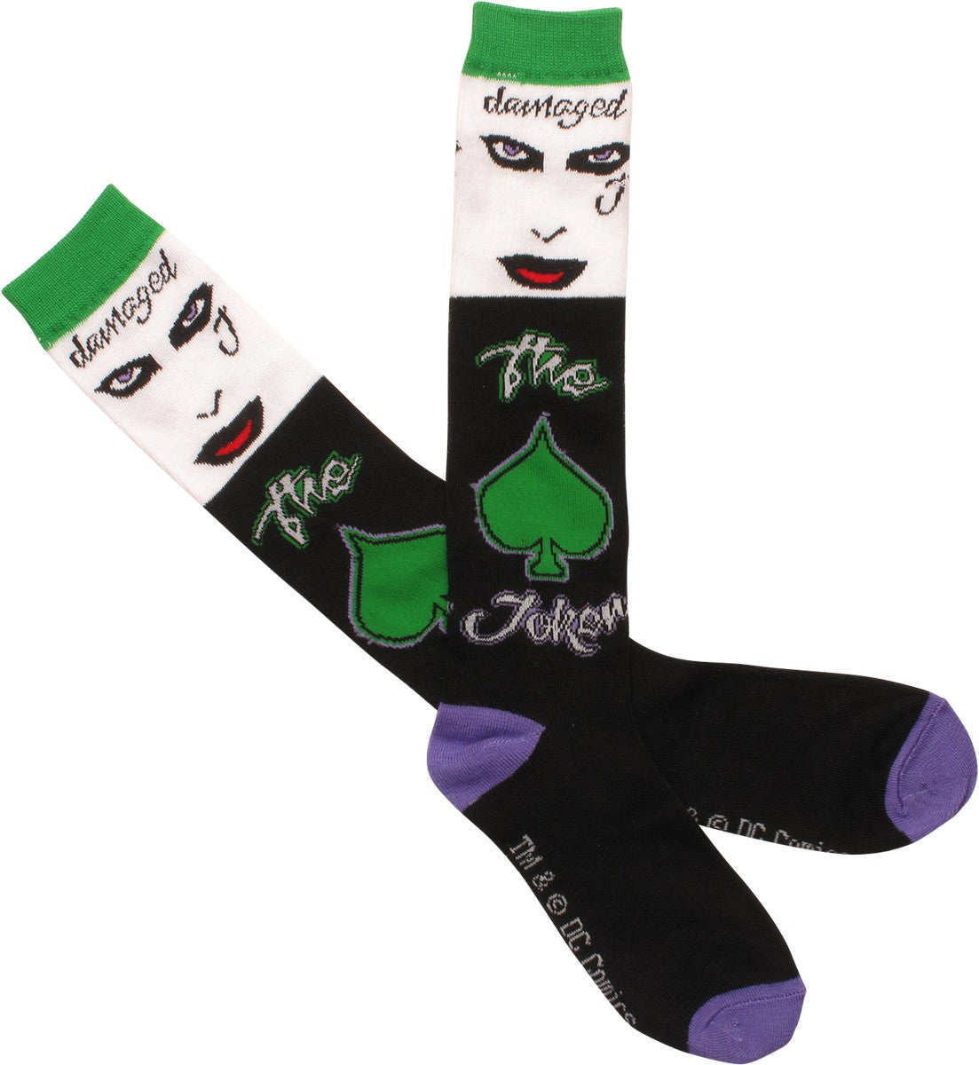 Suicide Squad Damaged Ladies Knee High Socks