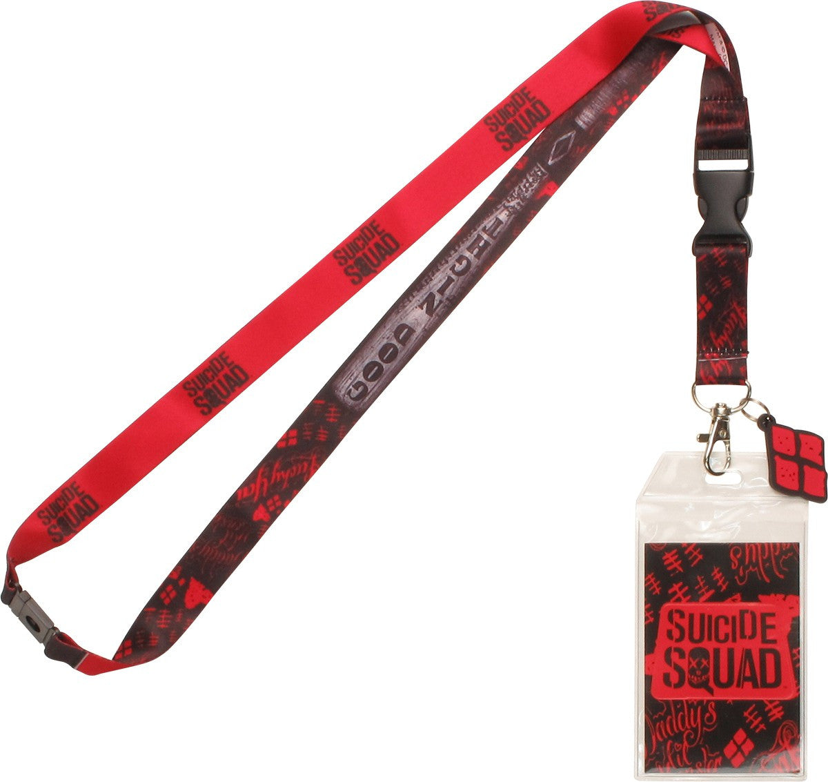 Suicide Squad Good Night Charm Lanyard
