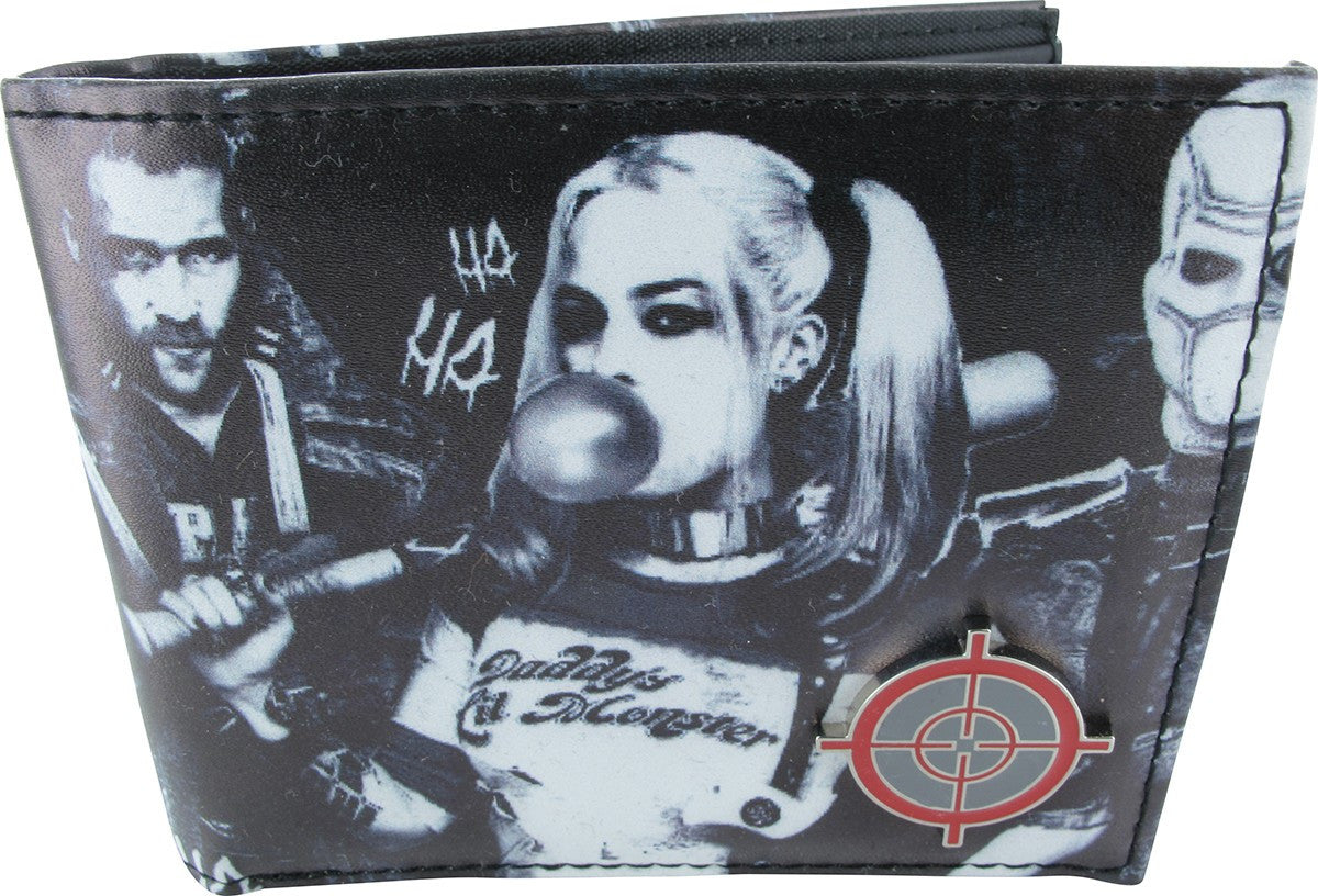 Suicide Squad Movie Scene Metal Target Wallet