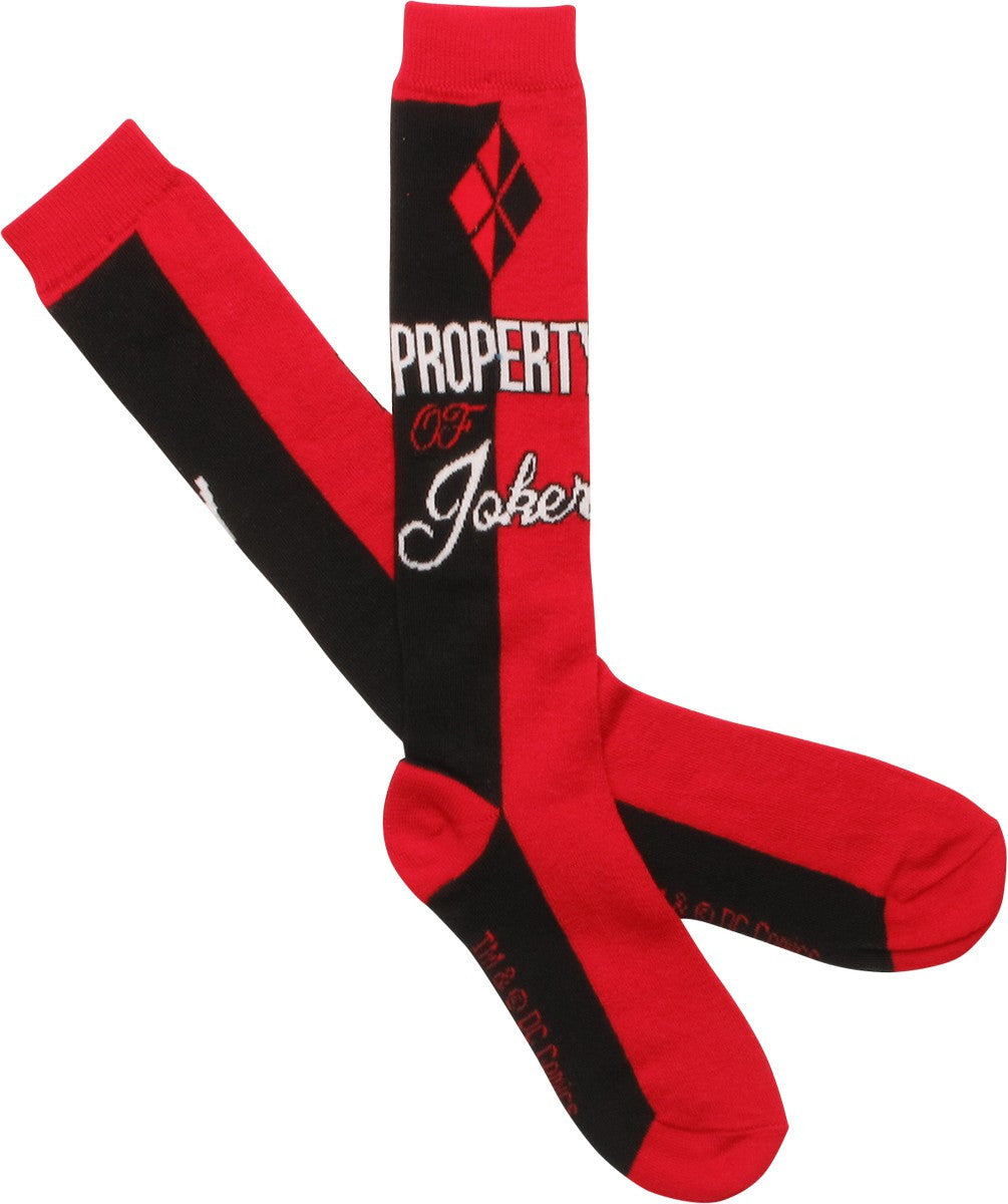 Suicide Squad Property Ladies Knee High Socks