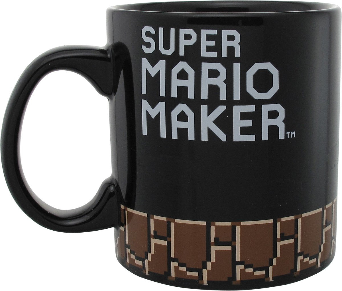 Super Mario Maker Heat Changing Flames Jumbo Mug