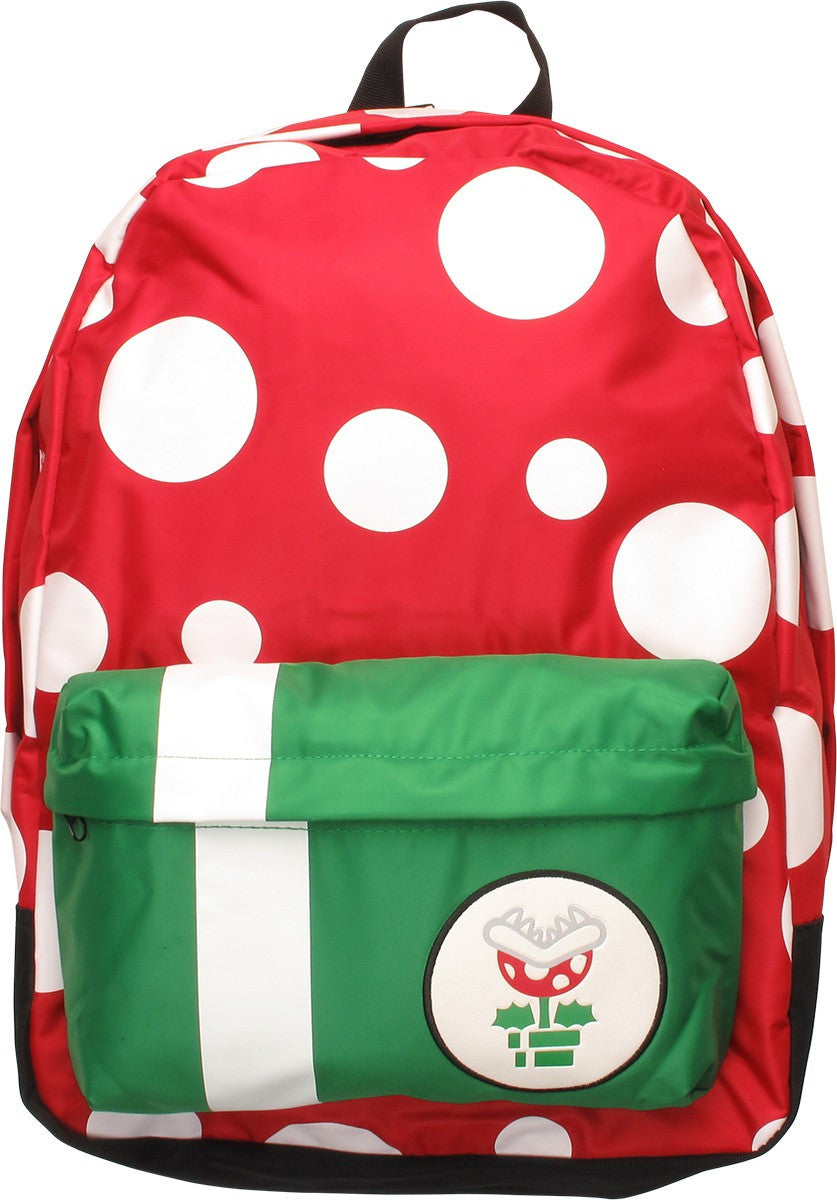 Super Mario Mushroom Piranha Plant Backpack