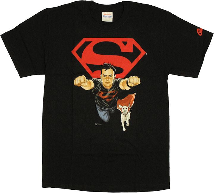 Superboy Krypto Symbol T Shirt