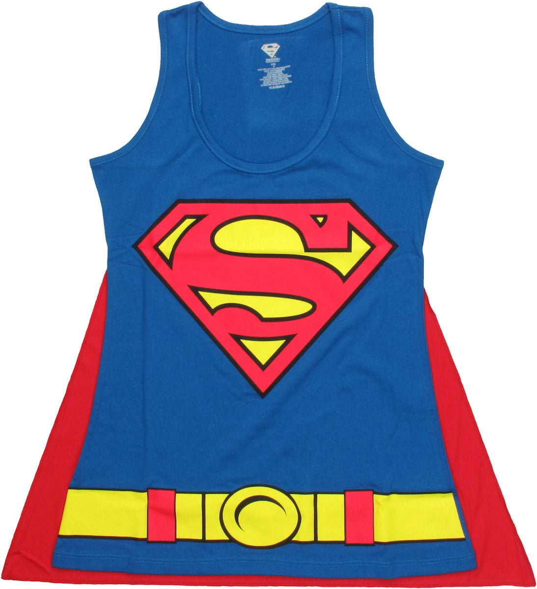 Supergirl Cape Tank Top Baby Tee