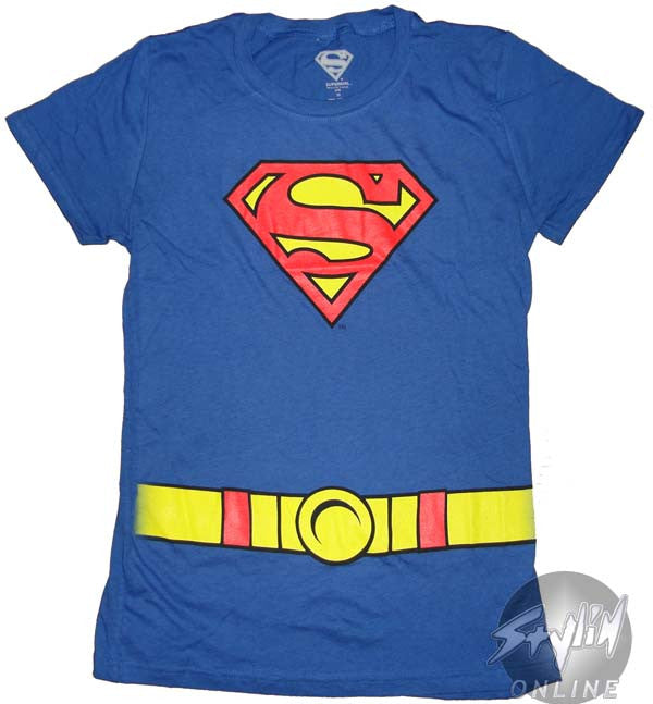 Supergirl Costume Baby Tee