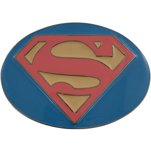 Supergirl Raised Logo Belt Buckle