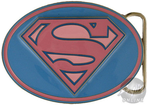 Supergirl Logo Oval Belt Buckle
