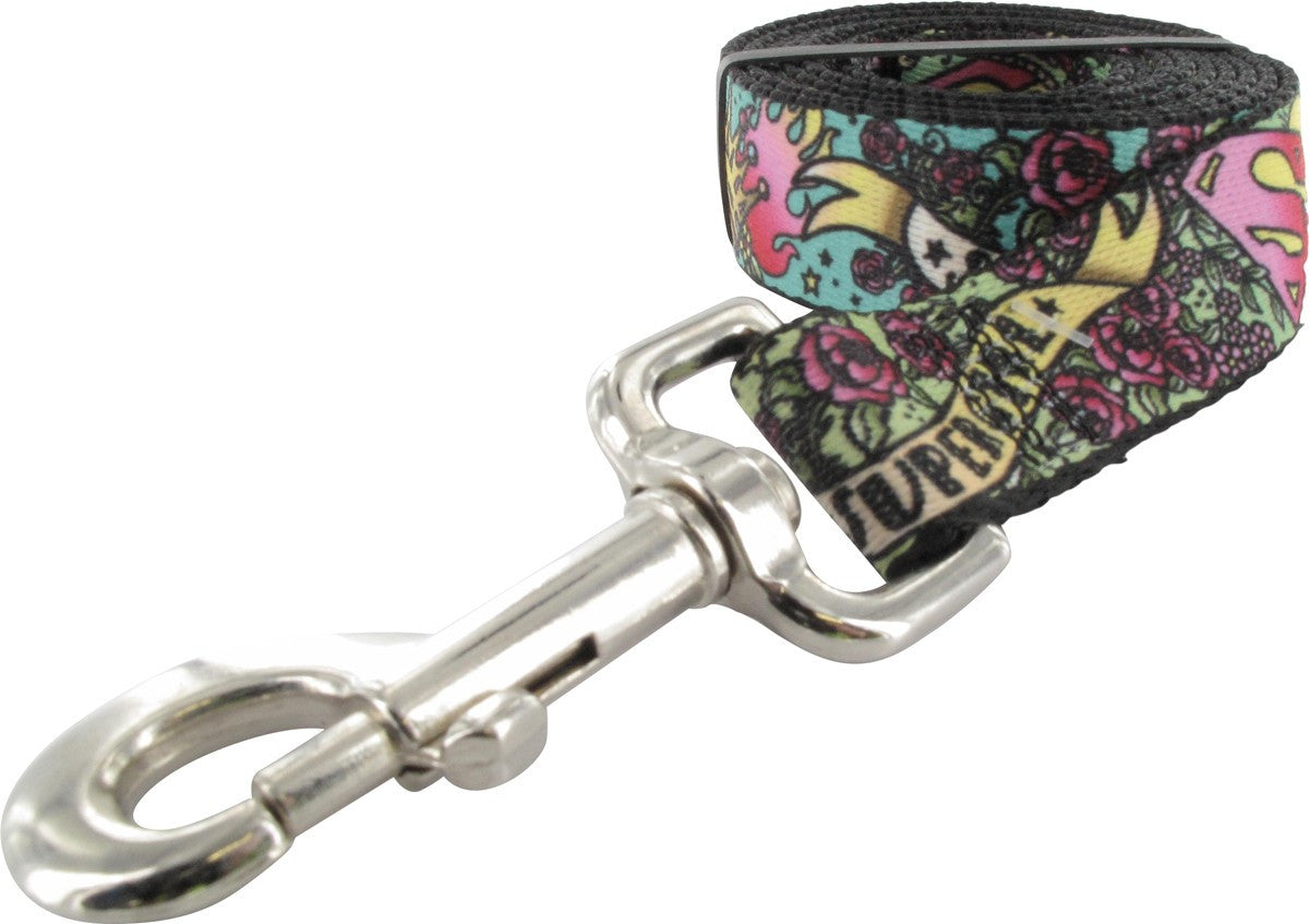 Supergirl Tattoo Wrap Pet Leash