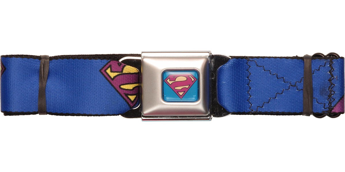 Superman Bizarro Logo Seatbelt Belt