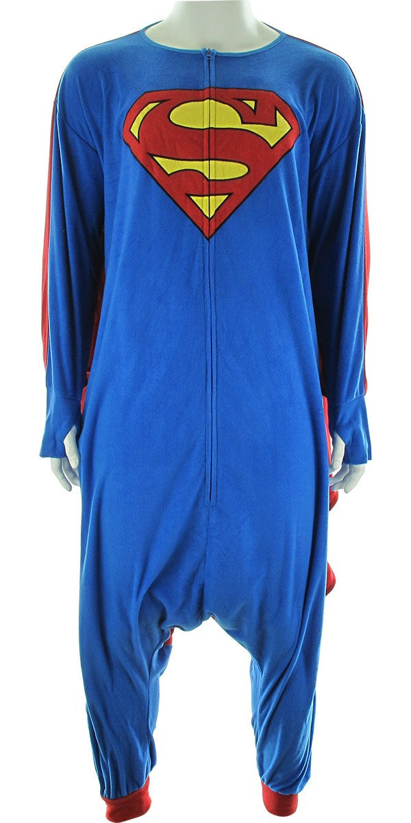 Superman Caped Costume Kigurumi Pajamas