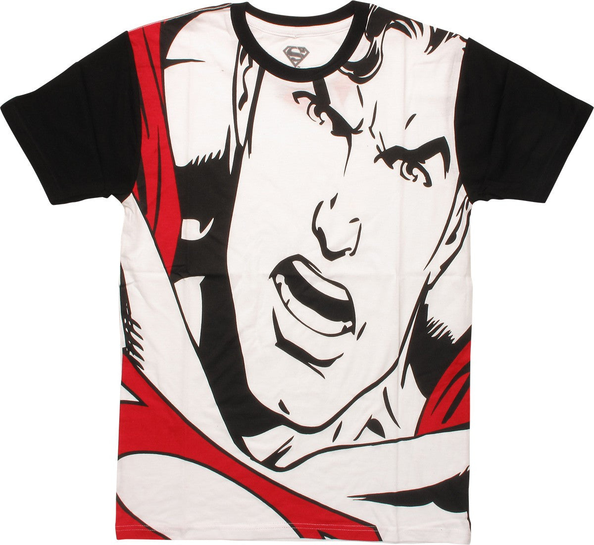 Superman Close Up Big Face T-Shirt