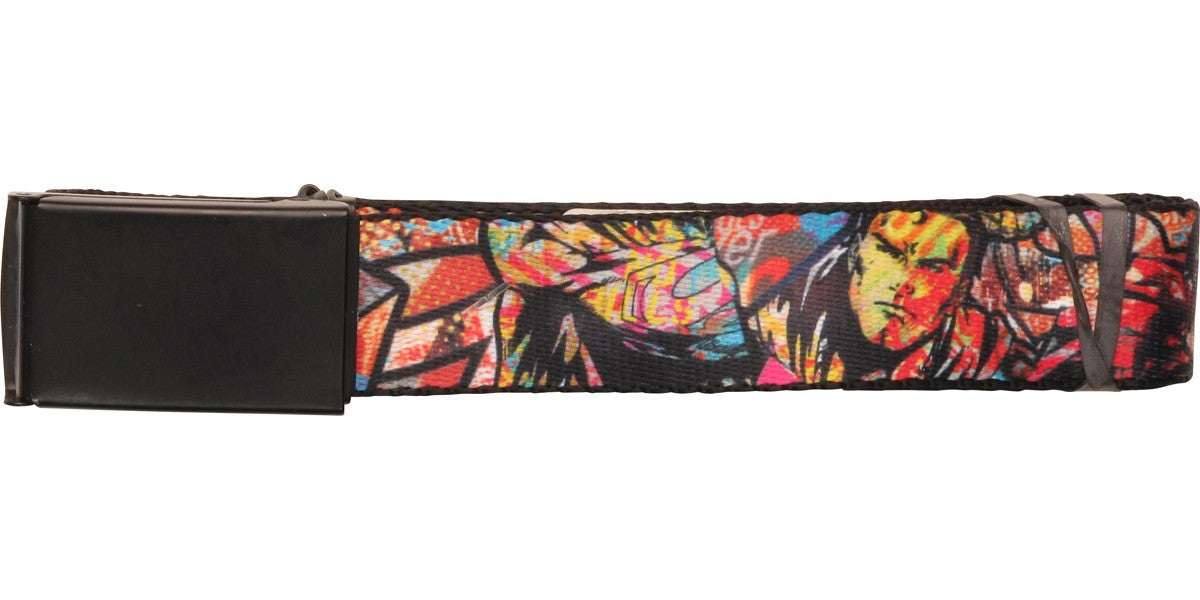 Superman Comic Art Collage Mesh Belt