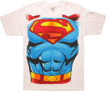 Superman Costume White T-Shirt