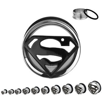 Superman Die Cut Steel Plugs