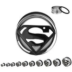 Superman Die Cut Steel Plugs