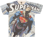 Superman Flight Sublimated T Shirt Sheer
