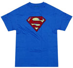 Superman Flock Logo T-Shirt