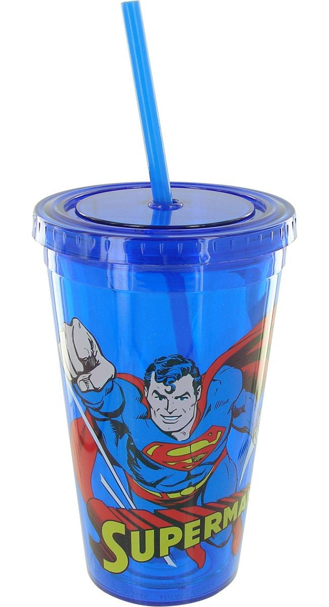Superman Flying Blue Travel Cup