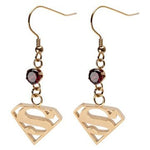 Superman Gold Earrings