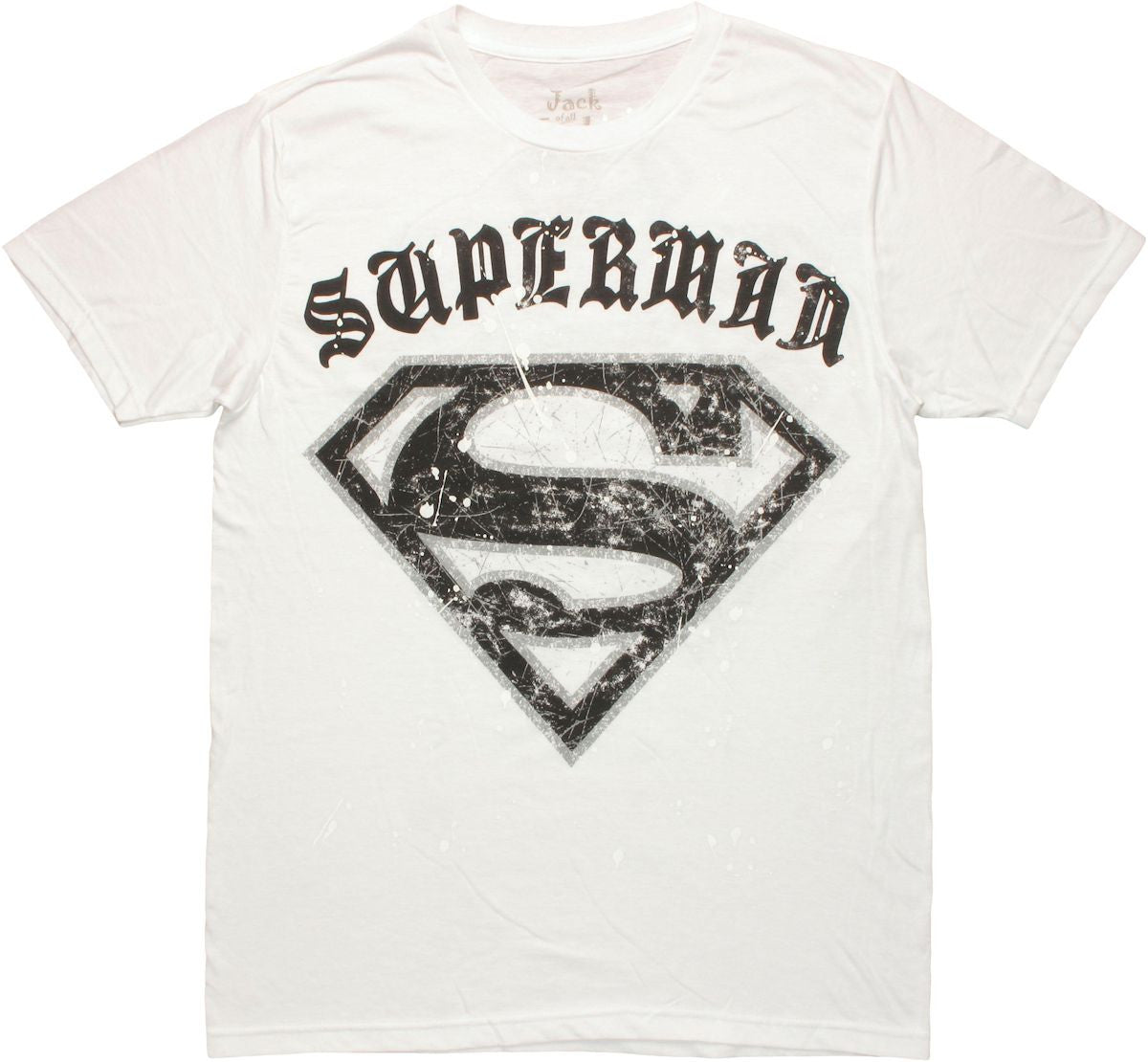 Superman Gothic Logo T Shirt Sheer