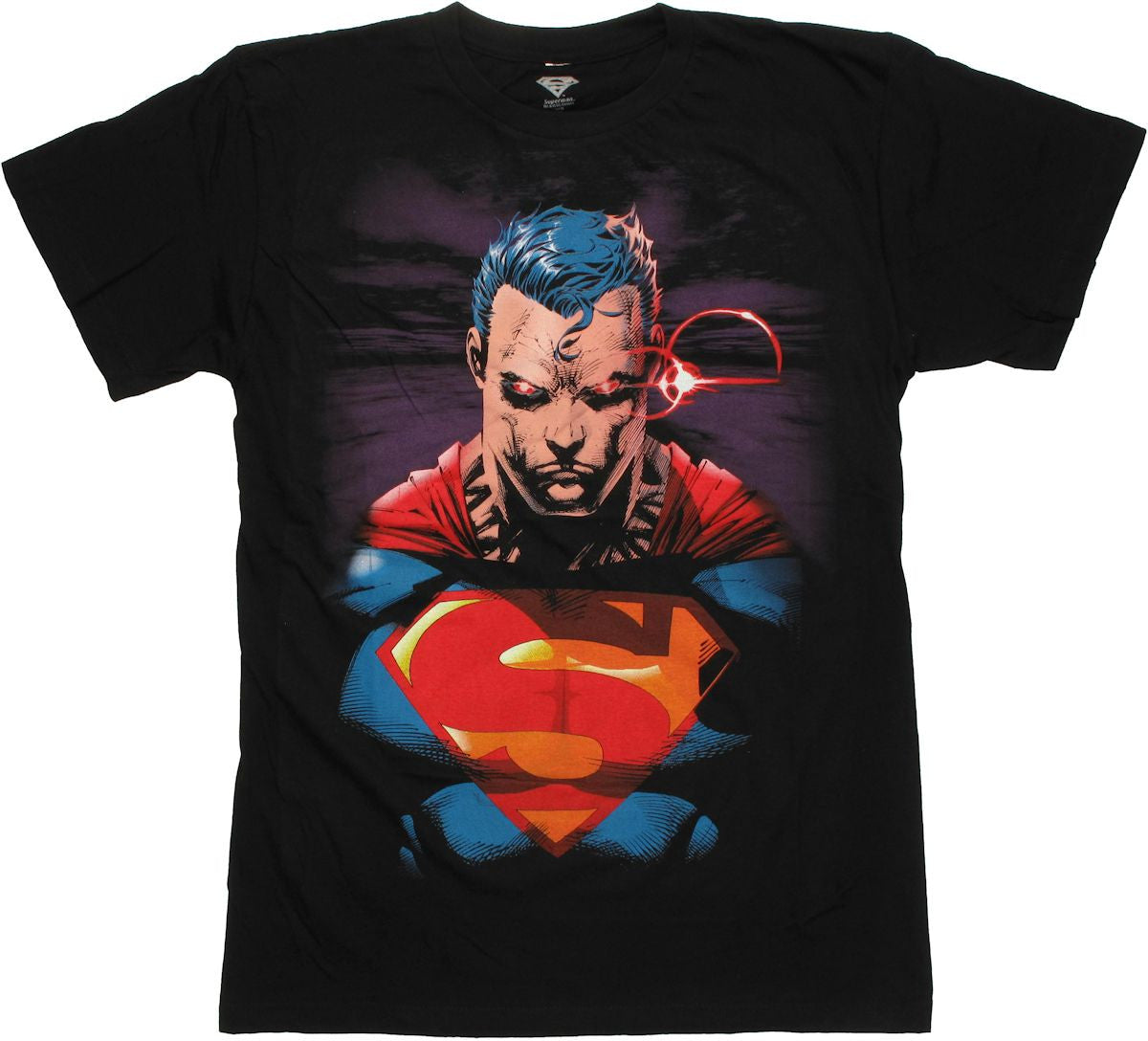 Superman Heat Vision Jim Lee T Shirt Sheer
