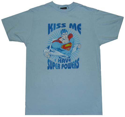 Superman Kiss Me T-Shirt Sheer