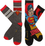 Superman Legend 2 Pack Crew Socks Set