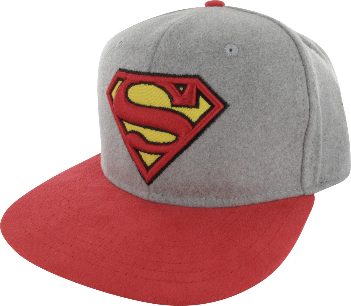 Superman Logo Felted Crown Buckle Hat