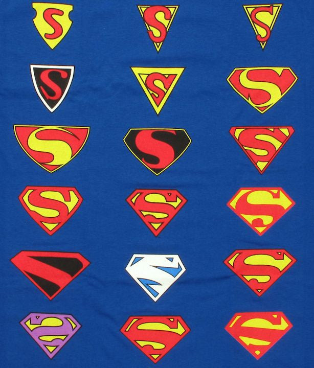 Superman Logo History T Shirt
