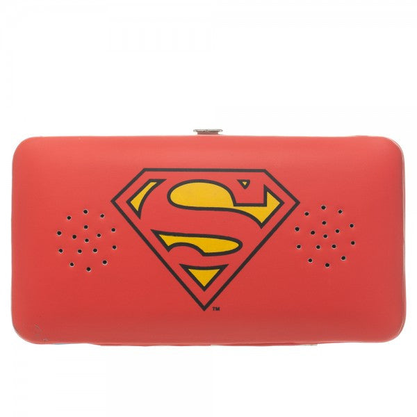 Superman Logo Speaker Clutch Wallet