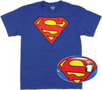 Superman Logo T Shirt in Tin