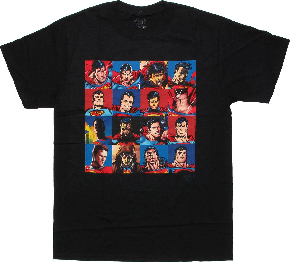 Superman Mixed Artist Grid T-Shirt