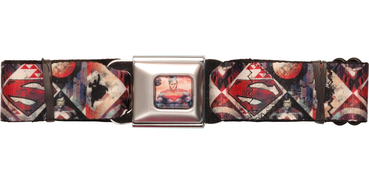 Superman New 52 Collage Seatbelt Belt