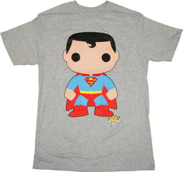 Superman Pop Heroes T Shirt Sheer