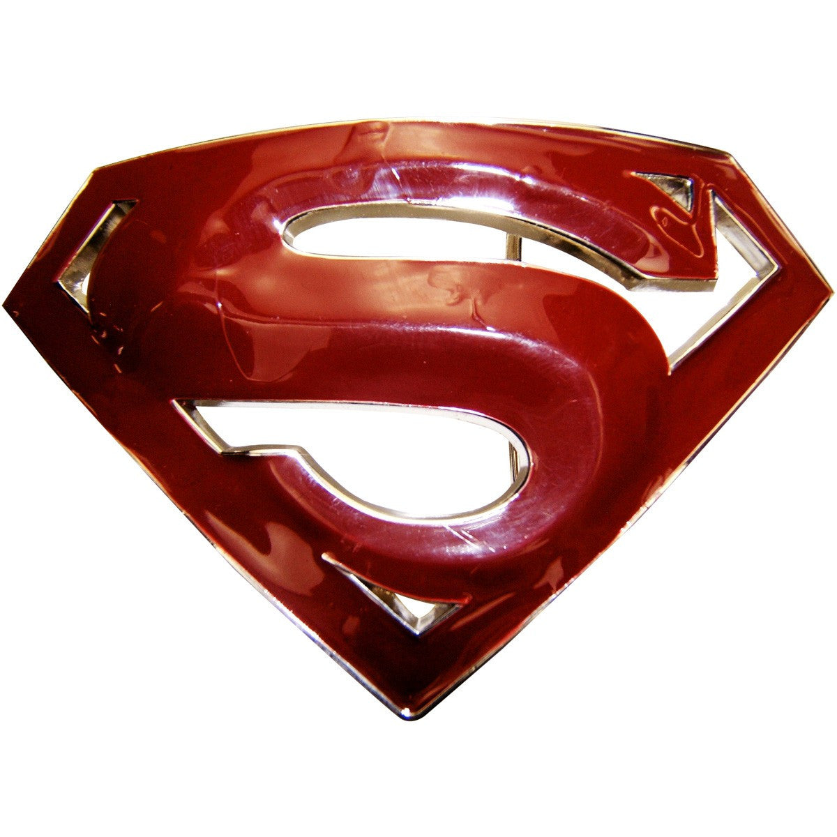 Superman Returns Dark Red Belt Buckle