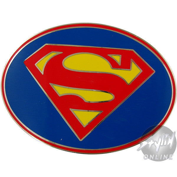 Superman Symbol Oval Belt Buckle