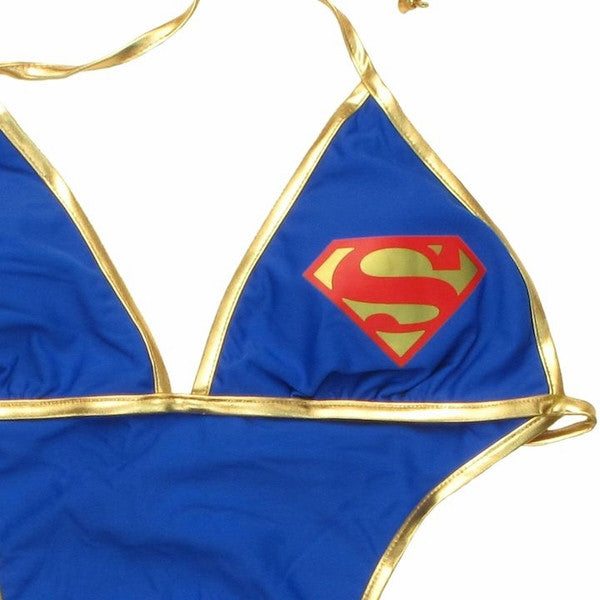 Superman Triangle Monokini Swimsuit