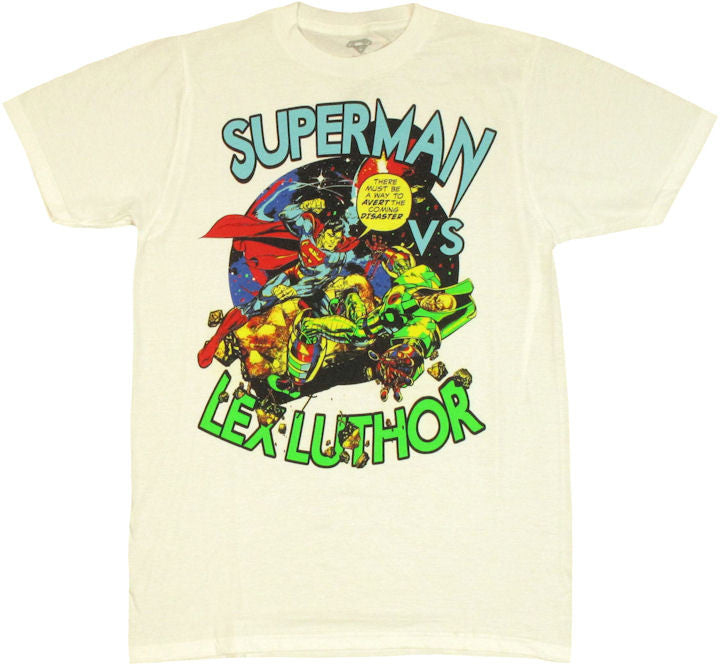 Superman vs Lex Luthor T Shirt Sheer
