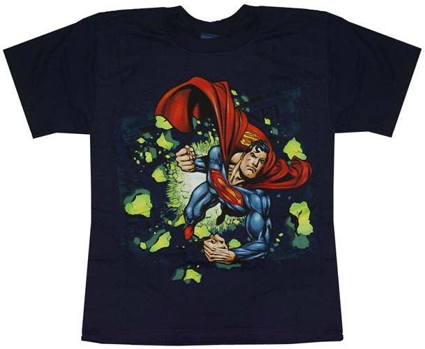 Superman Smash Through Youth T-Shirt