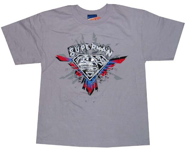 Superman Block Name Youth T-Shirt