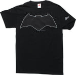 Bat V Sup Logo Black T-Shirt