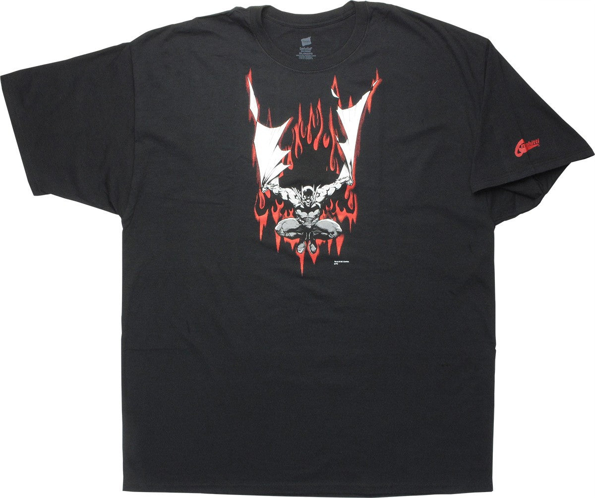 Batman Fire Fall T-Shirt