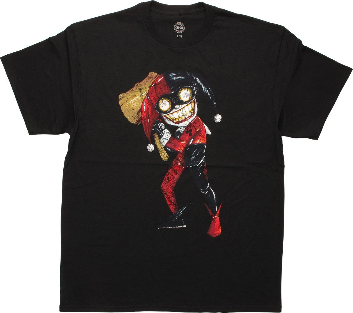 Harley Quinn Comic Hammer Pose T-Shirt
