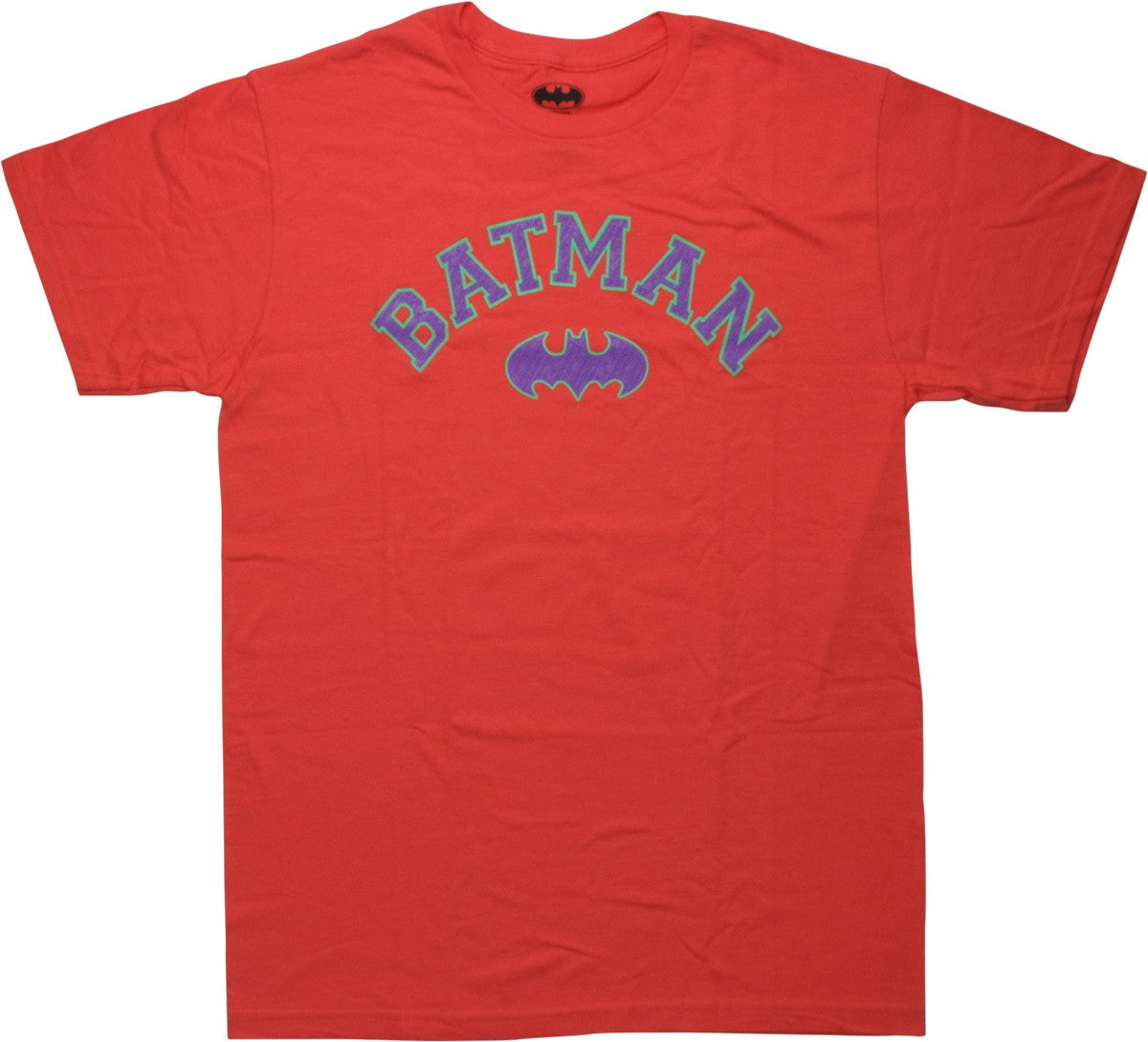 Batman Purple Logo Green Line T-Shirt